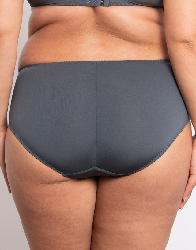 Flirtelle Swirl Brief Dark Grey