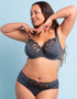 Flirtelle Swirl Brief Dark Grey