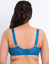 Flirtelle Swirl Balcony Bra Marine Blue