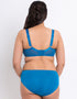 Flirtelle Swirl Balcony Bra Marine Blue