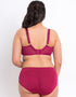 Flirtelle Swirl Balcony Bra Sangria