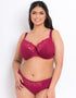 Flirtelle Swirl Balcony Bra Sangria