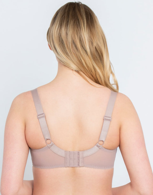 Flirtelle Swirl Balcony Bra Soft Taupe