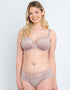 Flirtelle Swirl Balcony Bra Soft Taupe
