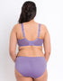 Flirtelle Swirl Balcony Bra Violet