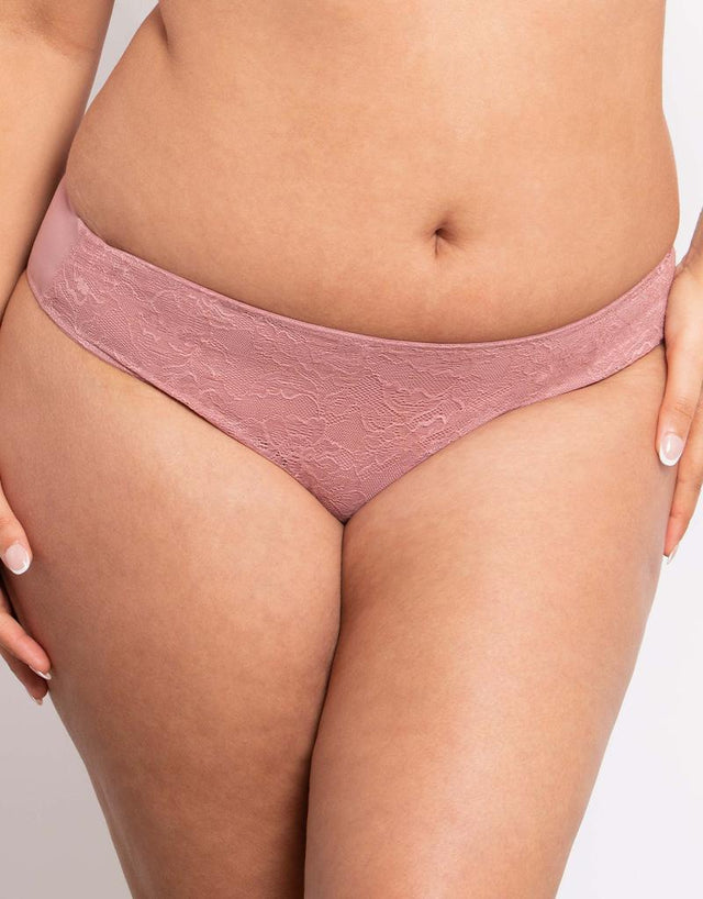 Flirtelle Thalia Brazilian Brief Dusky Pink