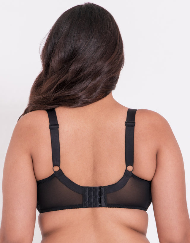 Flirtelle Viola Balcony Bra Black