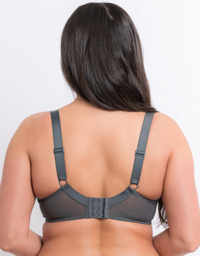 Flirtelle Viola Balcony Bra Charcoal