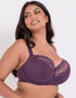 Flirtelle Viola Balcony Bra Fig Purple