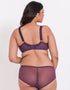 Flirtelle Viola Balcony Bra Fig Purple