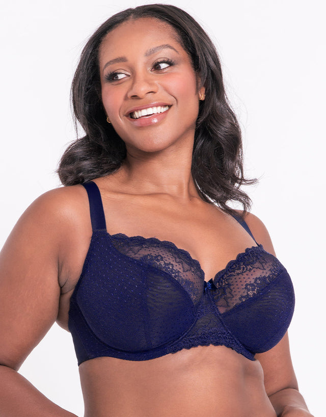 Flirtelle Viola Balcony Bra Navy