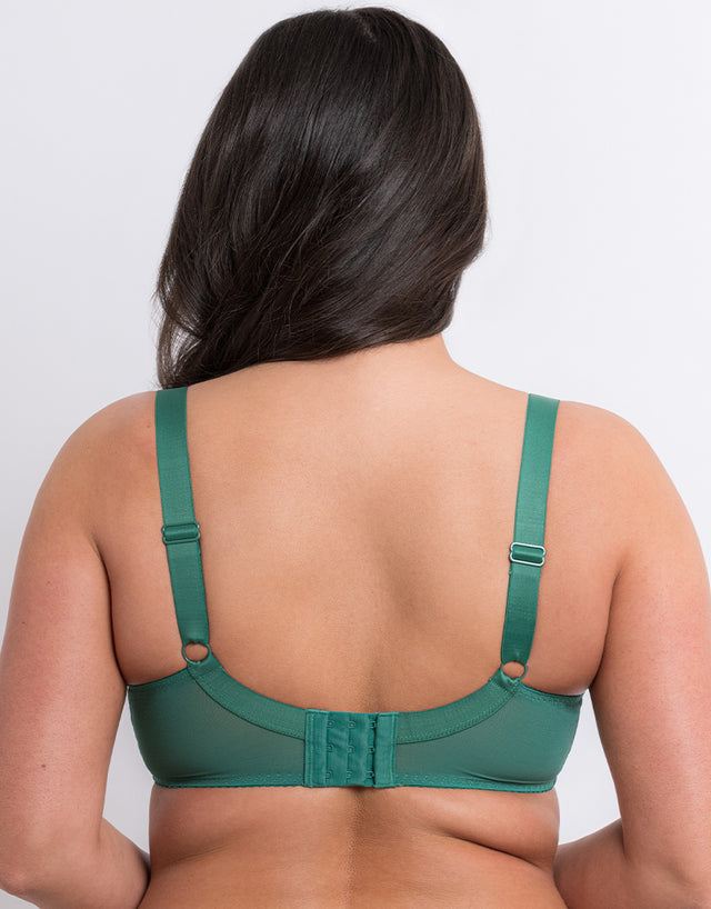 Flirtelle Alice Balcony Bra Jade Green