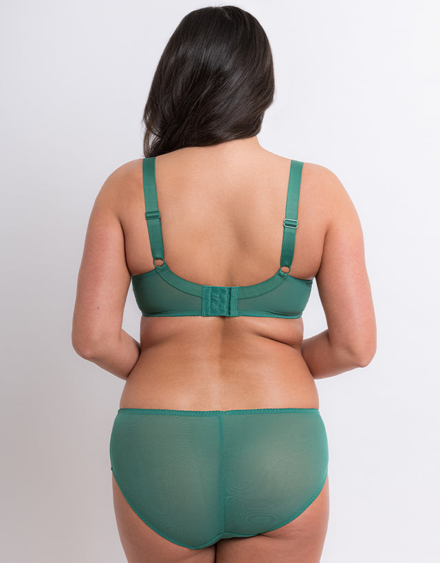Flirtelle Alice Balcony Bra Jade Green