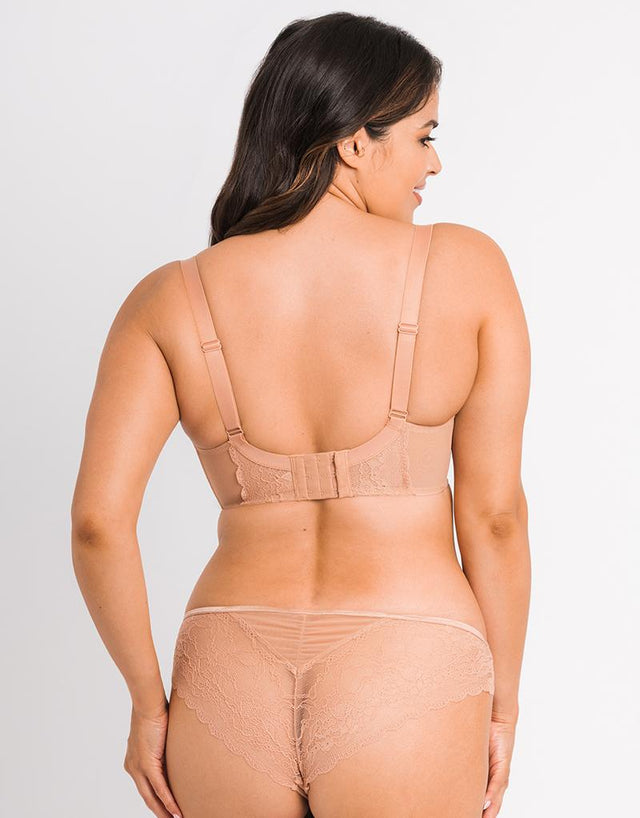 Curvy Kate Flutterby Plunge Bra Latte