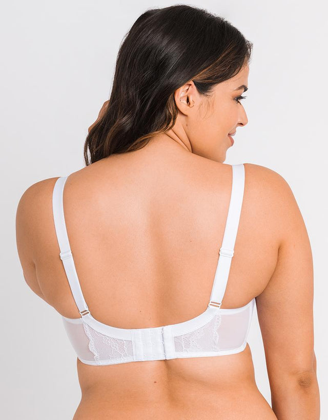 Curvy Kate Flutterby Plunge Bra White