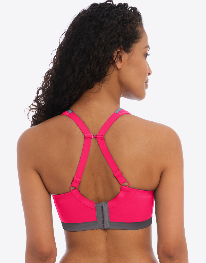 Curvy Kate Everymove Wired Sports Bra Beet Red/ Coral - 30F