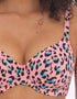 Freya Cala Fiesta Plunge Bikini Top Leopard