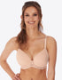 Freya Expression Moulded Plunge Bra Natural Beige