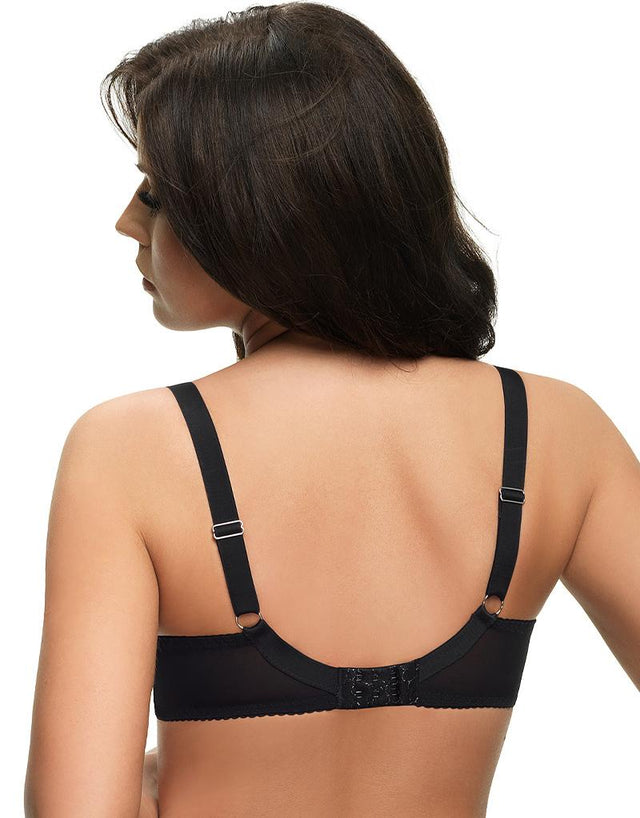 Gorsenia Magnetic Balconette Bra Black
