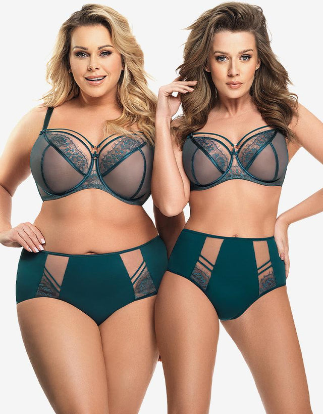 Gorsenia Paradise Balconette Bra Green