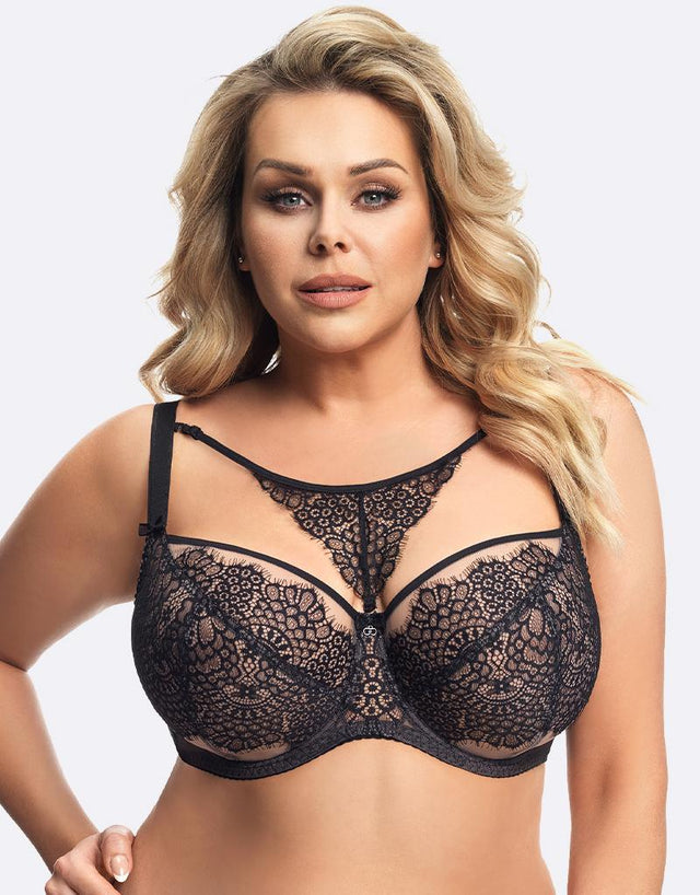 Gorsenia Ravenna Balconette Bra Black