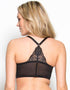 Gossard Glitter Deep V Bralette Black