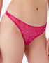 Gossard Glossies Lace Thong Hot Pink