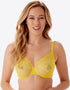 Gossard Glossies Lace Sheer Bra Primrose