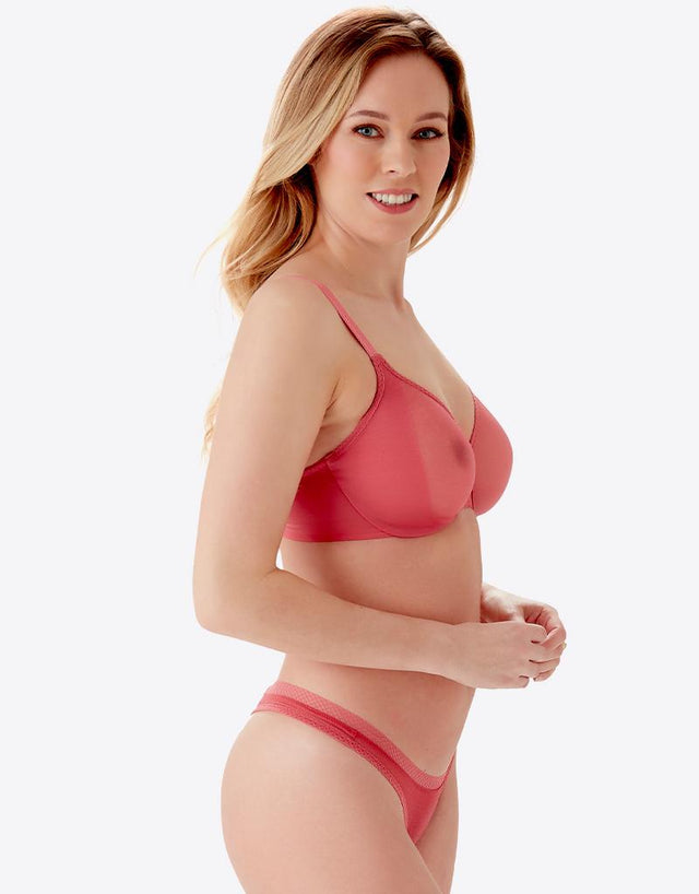 Gossard Glossies Sheer Bra Raspberry Sorbet