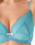 Gossard Superboost Lace Plunge Bra Ocean Blue