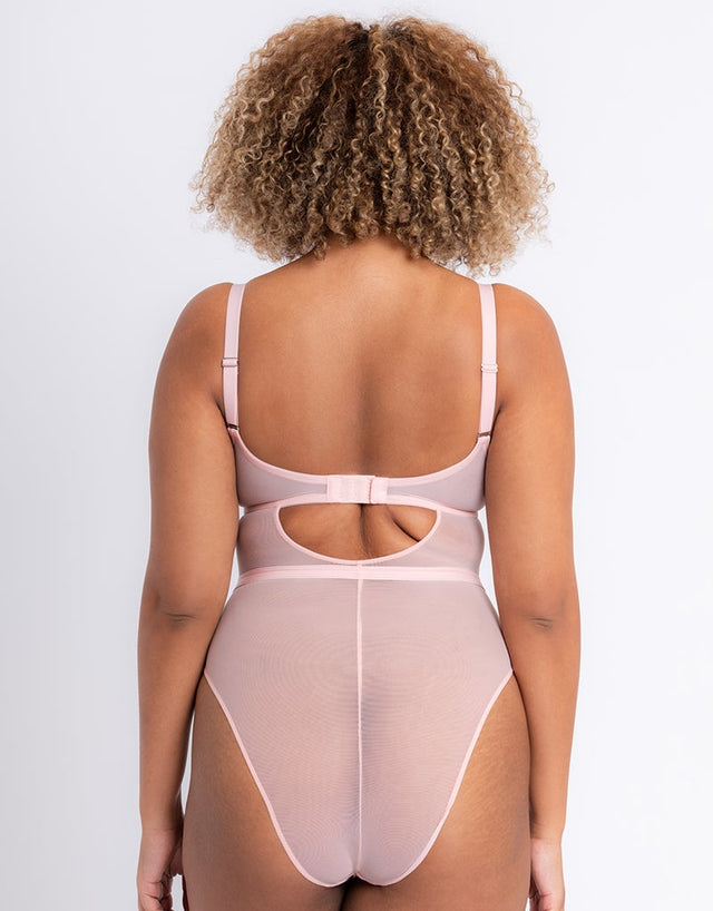 Curvy Kate Lucky Star Plunge Body Blush Pink
