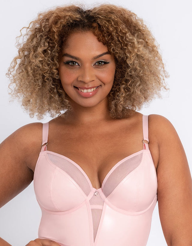 Curvy Kate Lucky Star Plunge Body Blush Pink