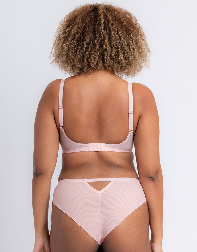Curvy Kate Lucky Star Plunge Bra Blush Pink