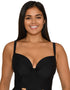 Curvy Kate Maya Padded Plunge Swimsuit Black