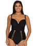 Curvy Kate Maya Padded Plunge Swimsuit Black