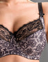 Nessa Clarisse Balconette Bra Black/Violet