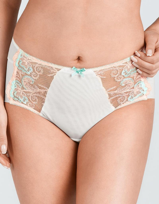 Nessa Helen High Waist Brief Beige