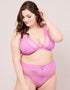 Oola Zig Zag High Waist Brief Violet