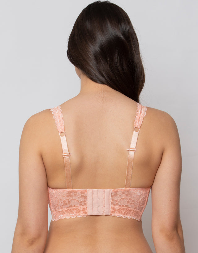 Parfait Adriana Lace Bralette Peach Bud