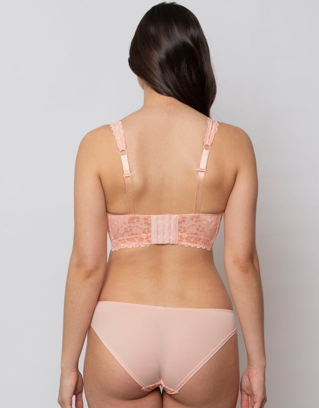 Parfait Adriana Lace Bralette Peach Bud