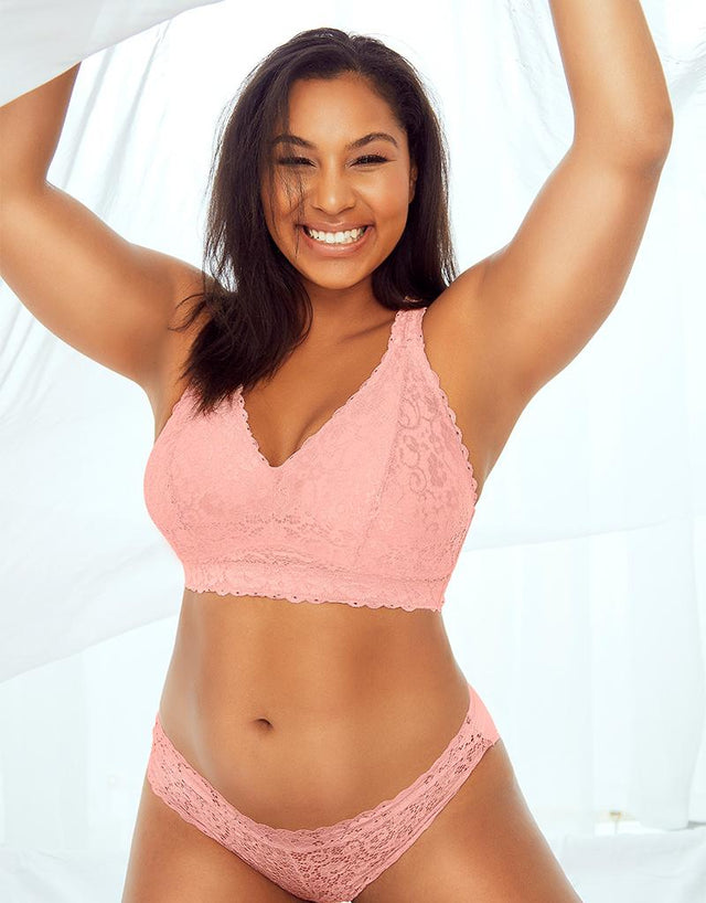 Parfait Adriana Lace Bralette Peach Bud