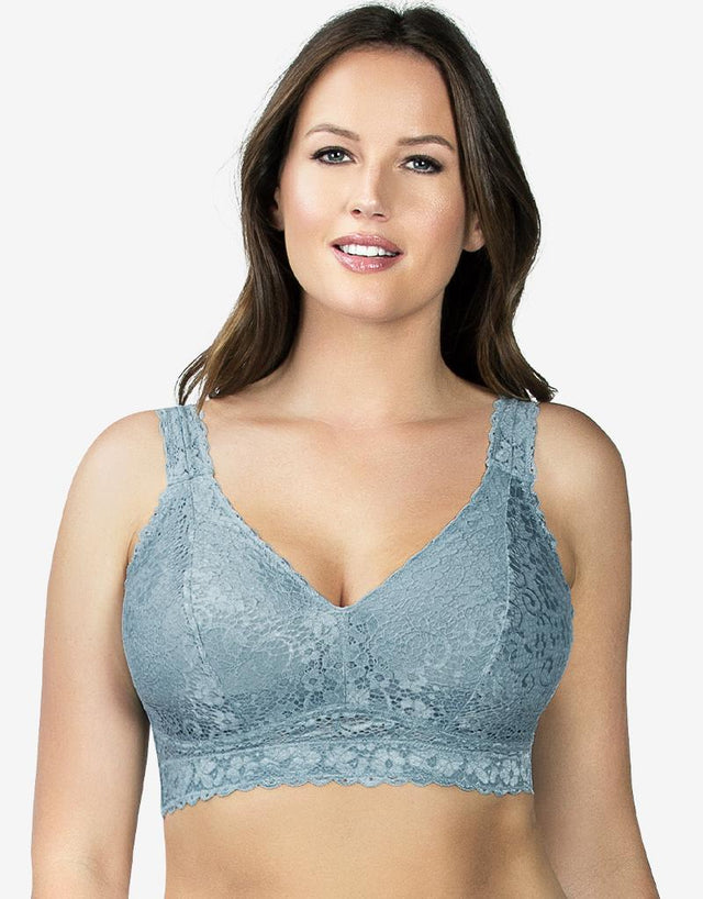 Parfait Adriana Lace Bralette Stone Blue