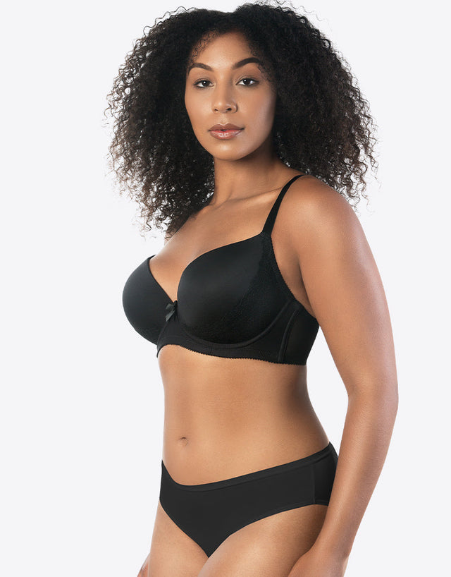 Parfait Casey Plunge T-Shirt Bra Black
