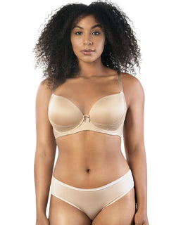 Parfait Casey Plunge T-Shirt Bra Latte