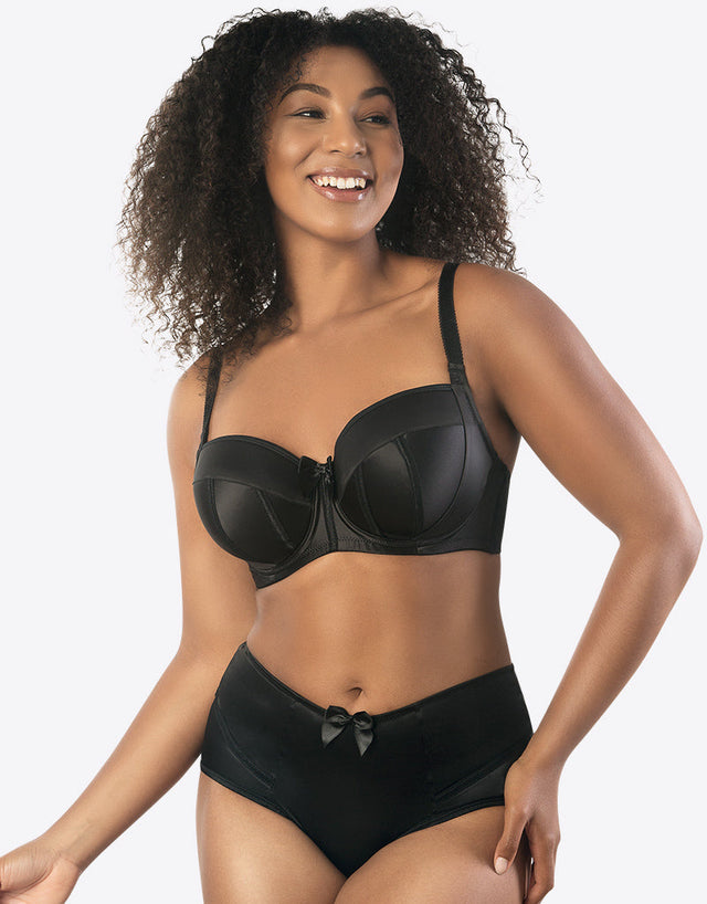 Parfait Charlotte Padded Balconette Bra Black