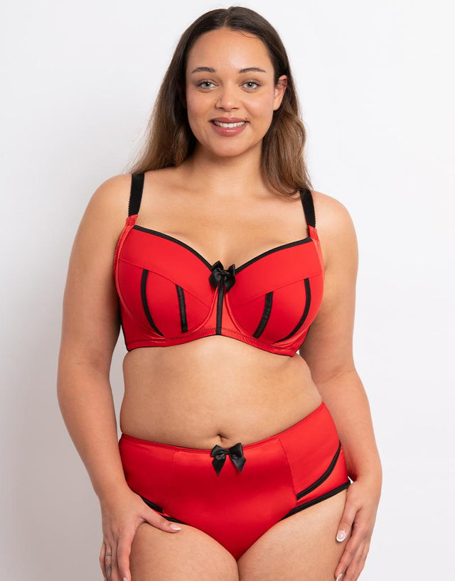 Parfait Charlotte High Waist Brief Racing Red/Black