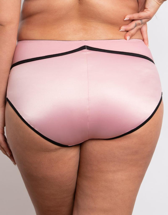 Parfait Charlotte High Waist Brief Rose Gold/Black