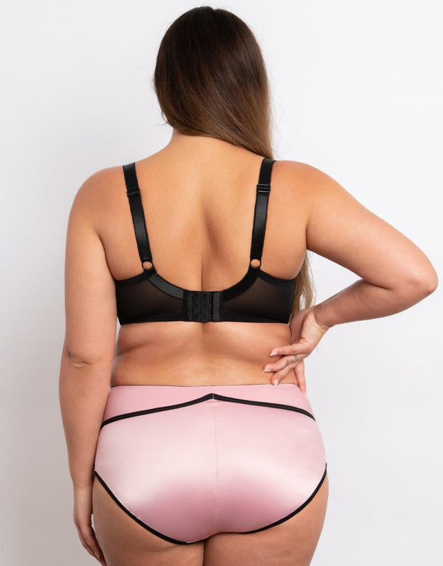 Parfait Charlotte High Waist Brief Rose Gold/Black
