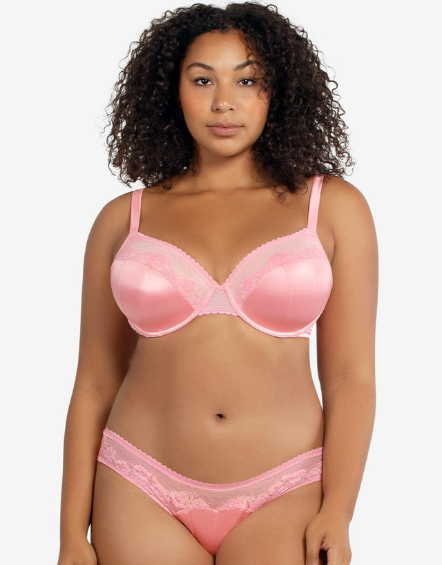Parfait Jade Contour Bandless Bra Flamingo Pink