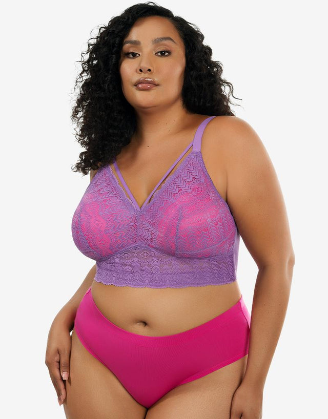 Parfait Mia Lace Bralette Light Orchid